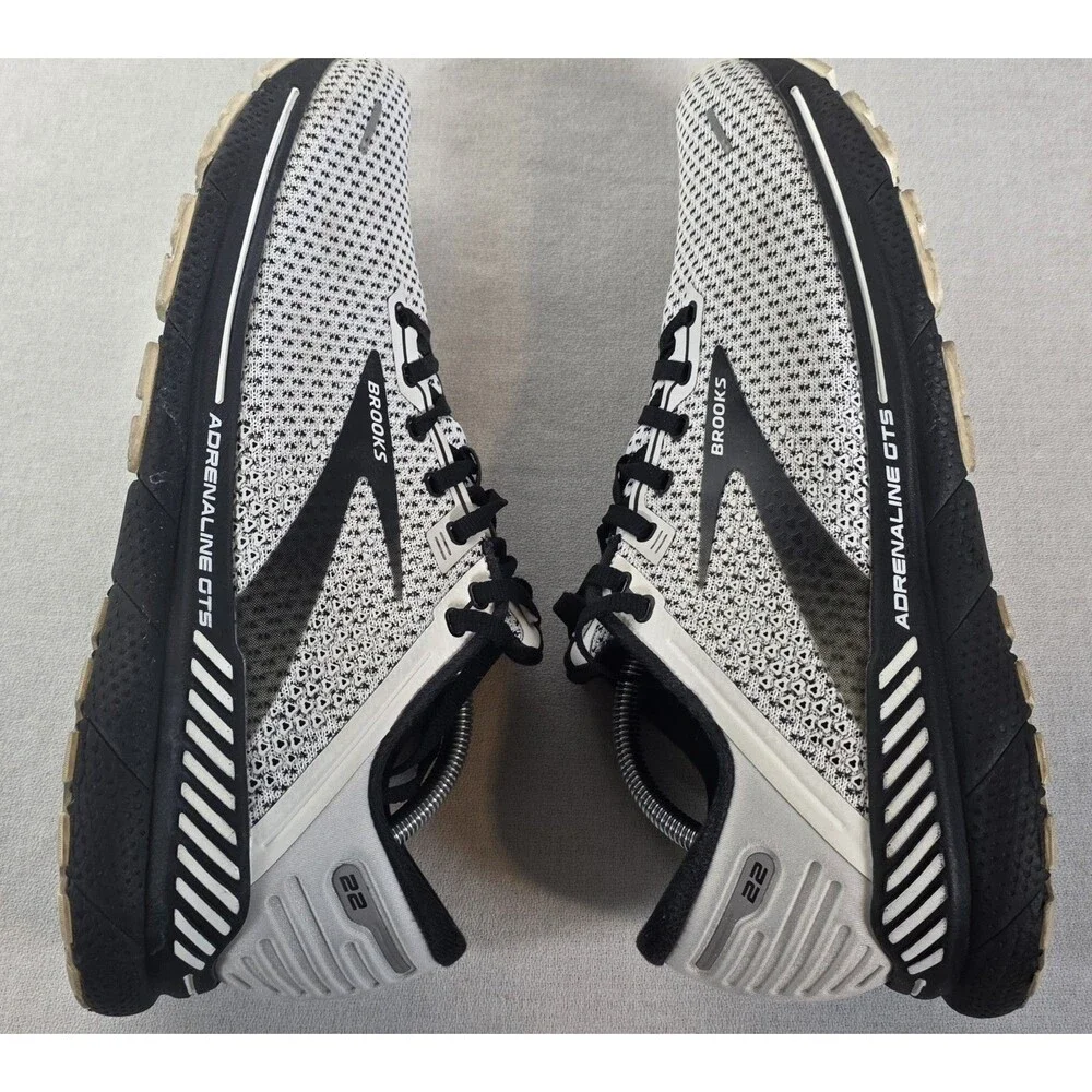 Brooks Adrenaline GTS 22 Black/Gray/White - Men’s 10.5
